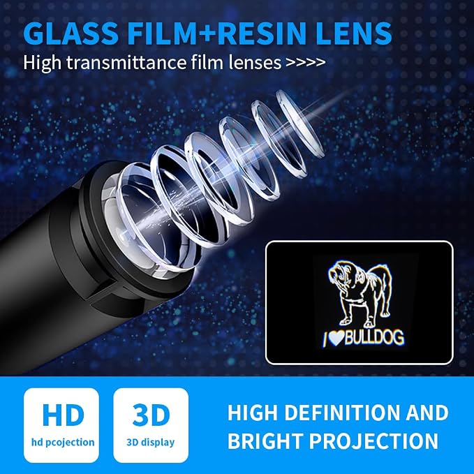 2 pcs LED Car Door Logo Lights Courtesy Projector Laser Puddle lamp Ghost Shadow Light Accessories Compatible with r55/r56/r57/r58/r59/r60/r51/f54/f56/f55/f60 (08)