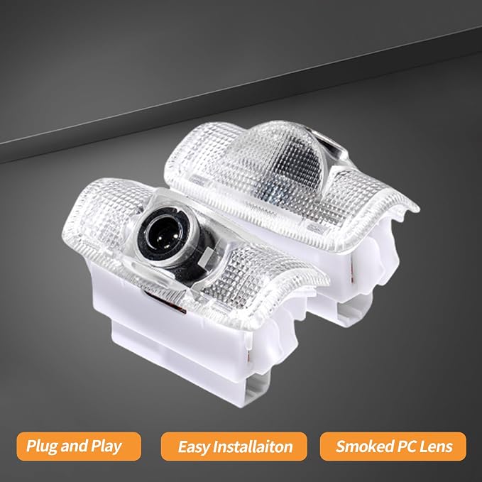 Never Fade HD Car Door Lights Zodiac Logo，2 Pcs Ghost Shadow Puddle LED Lamp Upgraded Welcome Courtesy Projector Compatible with Toyota All Models/Lexus All Models/Infiniti Most Models (Aquarius)