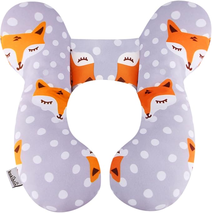 KAKIBLIN Baby Travel Pillow, Upgraded Baby Neck Pillows for Car Seat, Infant Neck Support Pillow for Head and Neck,Newborn Head Support for Car Seat,Pushchair
