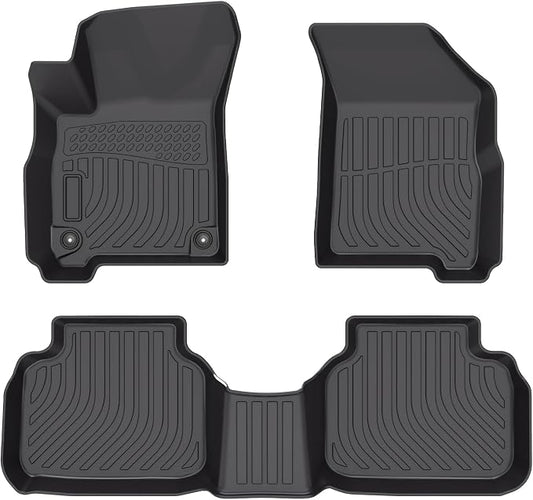Cartist Floor Mats Custom Fit for Dodge Journey 2011-2020 Accessories All Weather Floor Liners Front & 2nd Row TPE (Not Fit 2011 Single Floor Hook)