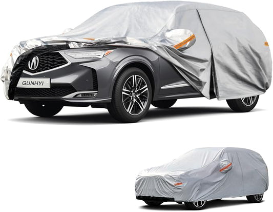 GUNHYI 6 Layer Car Cover Custom Fit Acura MDX (2007-2026) Waterproof All Weather, Heavy Duty Outdoor Snow Sun Rain Uv Protection (Ships from US Warehouse, Delivery 3-5 Days)