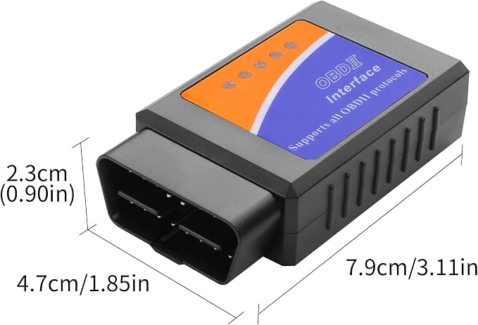 YAODHAOD OBD2 Scanner Bluetooth for iPhone iOS Android Windows Wireless Car Diagnostic Scan Tool, ELM327 OBDII Fault Diagnostic Code Reader, Check Engine Light Reset, Live Data (Bluetooth)