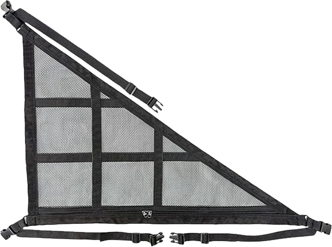 Expandable Black Car Ceiling Cargo Net – 28"x20" Double-Layer Mesh Roof Storage Organizer, High Load-Bearing, Sag-Resistant Design for SUVs, Trucks, Road Trips & Camping