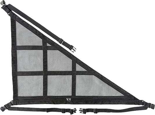 Expandable Black Car Ceiling Cargo Net – 28"x20" Double-Layer Mesh Roof Storage Organizer, High Load-Bearing, Sag-Resistant Design for SUVs, Trucks, Road Trips & Camping