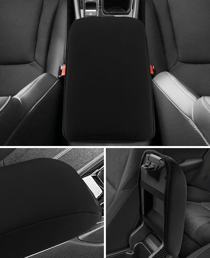 INTGET Car Center Console Armrest Cover for 2025 Honda Accord Accessories 2023 2024 Leather Arm Rest Box Lid Middle Console Seat Cover Protector(Neoprene,2023+)