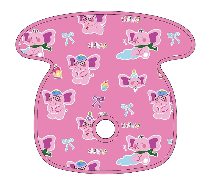 INFANZIA Dry Seat,Car Seat Protector Waterproof Carseat Liner Potty Training Toddlers, Baby and Infants, Piddle Pad for Carseats Strollers (Elephant, 1 Pack