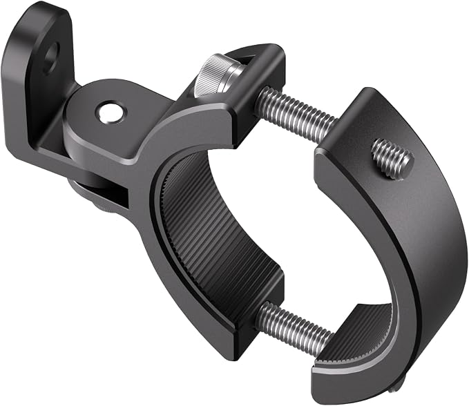 LOKTENWO Aluminum Alloy LED Light Bar & Fog Light Mounting Brackets, 2PCS | Off-Road Light Mounts for 1.85"-3" Diameter Bull Bar, Front Bumper Guard and Roll Cage, Fits Jeep, Truck, SUV, UTV