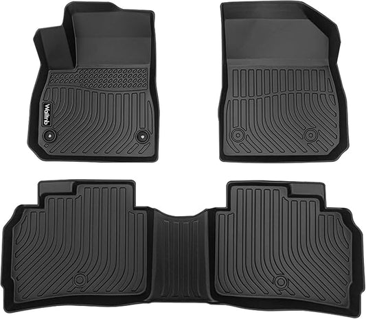 Wailtnb-Car Floor Mats for Chevrolet Malibu 2016-2025 All Weather Floor Mats for Chevrolet Chevy Malibu 16-25 Car Mats TPE Waterproof Car Floor Liners Full Set Accessories for Malibu