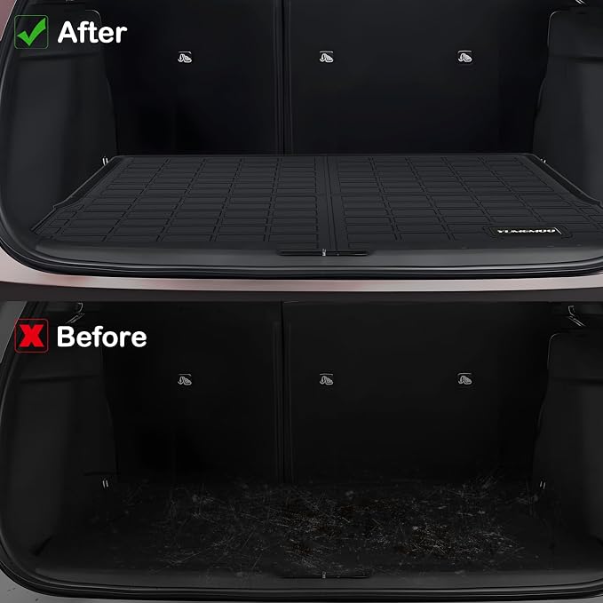 Floor Mats for 2026 2025 Nissan Kicks SV/SR Upgrade Trunk Mat All Weather TPE Floor Liners Fit for 2026 2025 Kicks 1st & 2nd Row and Cargo Liner Anti-Slip Full Set Car Mats (Not for S)