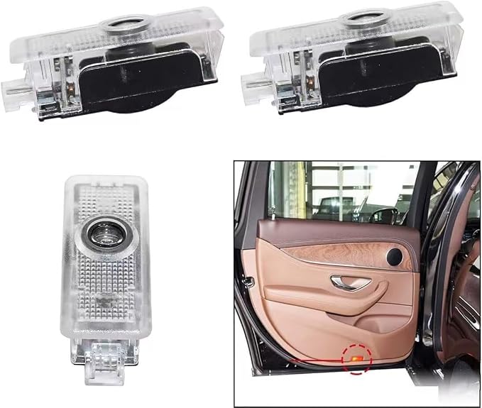 4pcs Door Lights, HD LED Projection Welcome Lights for 1/3/4/5/6/7/ Replaceable with X1/X2/X3/X4/X5/X6/X7/M/Z/GT, Performance Edition