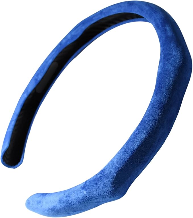 Quick Install Sporty Blue Suede Steering Wheel Cover Universal fit Any 14.5 to 15 inches Car Sedan Coupe SUV Pickup