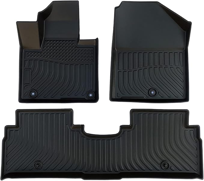 Cartist Floor Mats for Kia Sorento 2016 2017 2018 2019 2020 Accessories All Weather Floor Liners 1st & 2nd Row TPO Odorless High Edge Car Mats