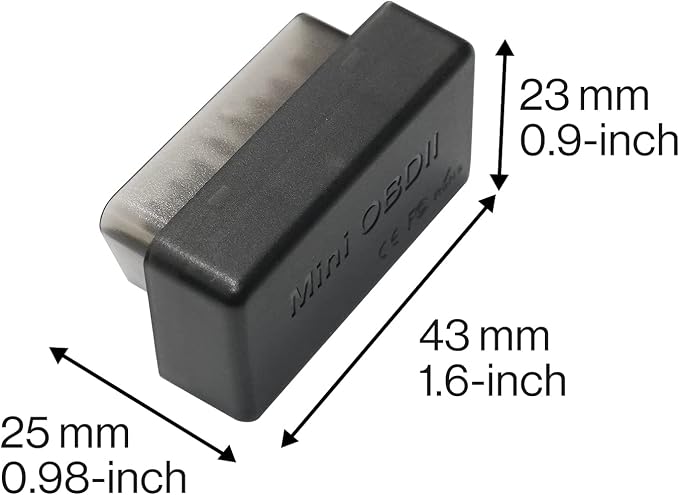 ATOTO AC-4450 Bluetooth OBDII/ OBD2 Car Diagnostic Scanner/Scan Tool only for ATOTO A6& S8 Series Android Car Stereo - Compatible with Torque App