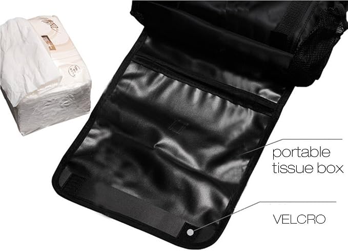 KAFEEK Car Seat Organizer/Auto Seat Back Organizer/Multi-Pocket Travel Insulated Drinks Holder Cooler/Storage Bag Cool Wrap Bottle Bag with Mesh Pockets(Heat-Preservation)
