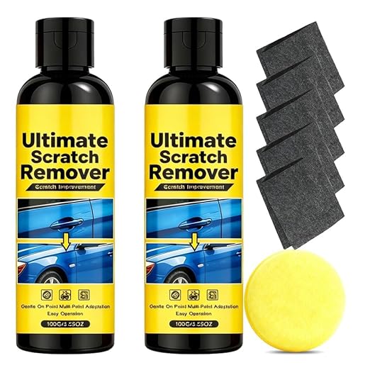 Ultimate Scratch Remover, 60-Second Surface Scratch Fix, Car Cloth Scratch Remover, All Paint Colors Polishing Kit, Car Scratchs Repair Paste Deep Scratch (2PCS)