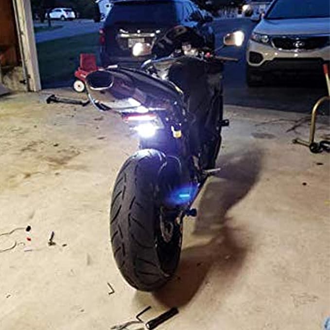 1x Waterproof Plate light with 6 White LED For License Plate Light,Backup Light,tail light or Brake Light for Motorcycle Bike ATV Car RV SUV