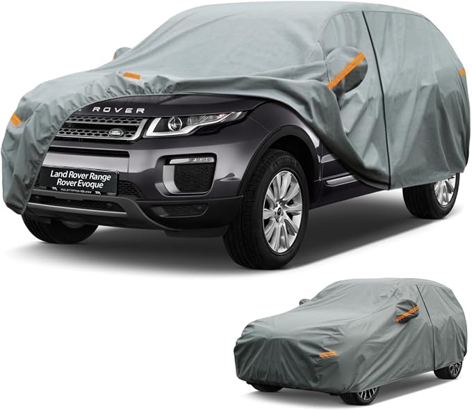 Kayme Heavy Duty Car Cover Custom Fit Land Rover Range Rover Evoque(2011-2026), Waterproof All Weather for Automobiles, Full Exterior Covers Sun Rain UV Protection.