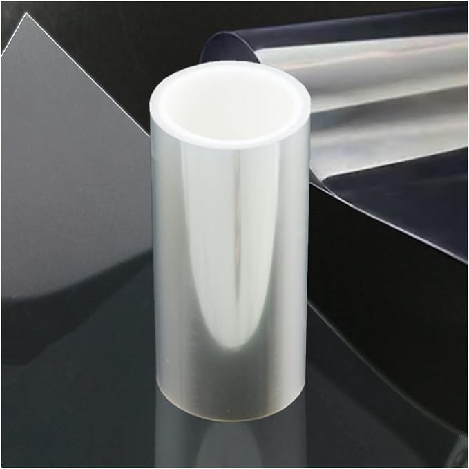 BANLTRE 12inchs x 40ft Rolls Transparency Blank Template Material Acetate,Clear Sheet Mylar Stencils for Cutting Paper (4 mil /12inchs x 40ft)