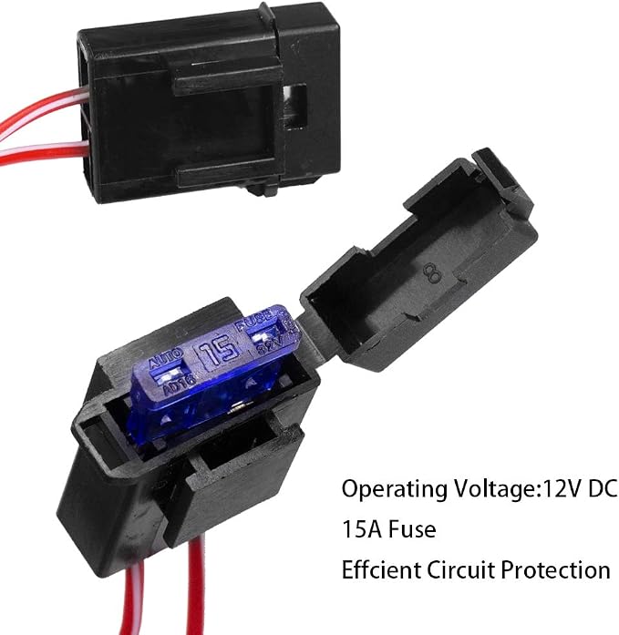 H11 880 881 H9 Fog Light Lamp Wiring Harness Socket Wire Connector with 40A Relay & ON/Off Switch Kits Fit for LED Work Lamp Driving Lights Etc