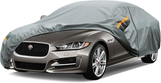 Kayme Heavy Duty Car Cover Custom Fit Jaguar XE (2015-2025) Waterproof All Weather for Automobiles, Full Exterior Covers Sun Rain UV Protection.（Deliver About 3-10 Days）
