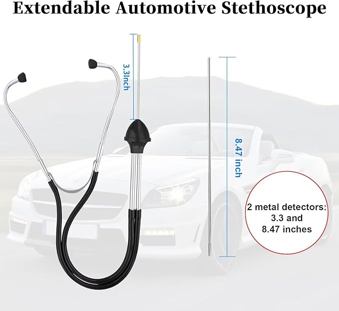 BFXM Car Mechanic Stethoscope, Automotive Stethoscope Engine Diagnostic Tool, Automotive Tools Universal for Car Truck SUV Motorcycle RV
