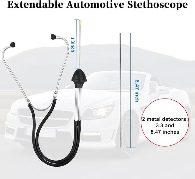 BFXM Car Mechanic Stethoscope, Automotive Stethoscope Engine Diagnostic Tool, Automotive Tools Universal for Car Truck SUV Motorcycle RV