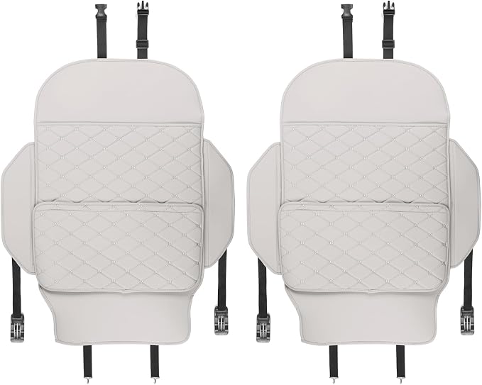 TAIKOO Seat Back Protector,Shields Seat Backs From Kicks and Adds Storage | kick mats back seat protector easy to install and clean, well-crafted, sturdy, durable and stylish.2 Pack