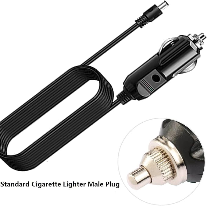 Car Charger for Spectra s1 Breast Pump,Tire Inflator Accessories 9FT 12V 9A | DC Power Cord 5.5x2.1mm ,Universal Cigarette Lighter Charger Cable Adapter for Portable Air Compressors,Camera
