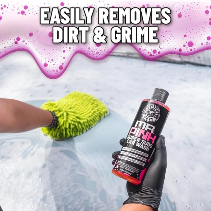 Chemical Guys, Mr. Pink Foaming Car Wash Soap, Foam Cannon, Candy, 32 oz