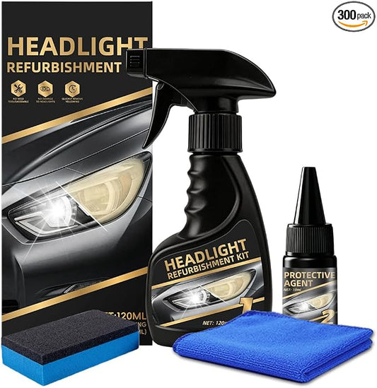 2026 new Model Multifunctional Car Headlight Polishing for All Vehicle TypesCar Headlight Restoration Polishing Kits,Headlight Cleaner and,Automotive Headlamp Restoration Fluid Oxidized。 (1pc)