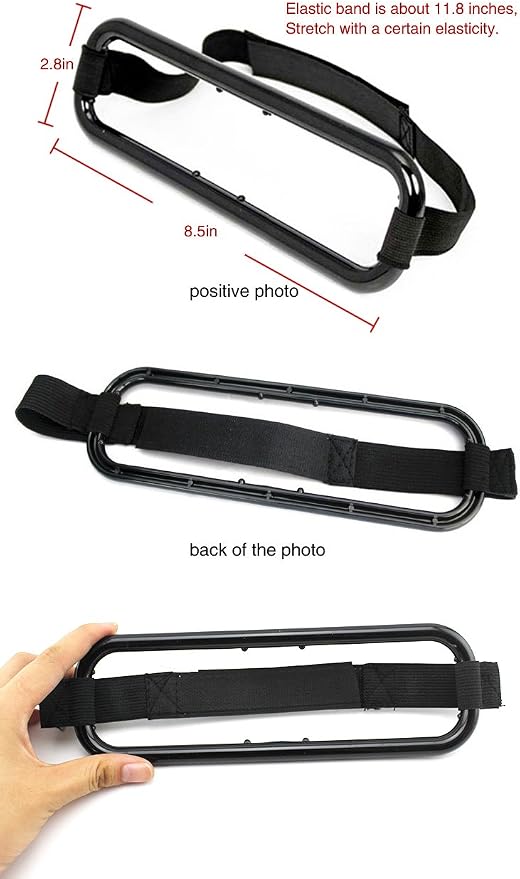 Tianmei Auto Accessories Car Sun Visor Tissue Box Holder Paper Towel Napkin Box Cover Seat Back Bracket Portable Car Mount Organizer (Black)