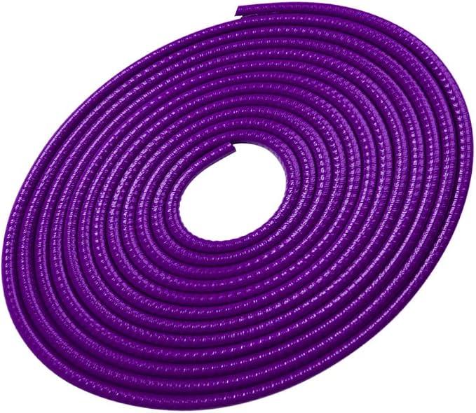Garneck 32ft(10m) Anti-Scratch Car Door Edge Guards: U-Shaped Edge Protector Strip for Auto Vehicles Door Rubber Seal Trim Build in Metal Sheet for Most Car Rucks SUV No Glue Installation, Purple