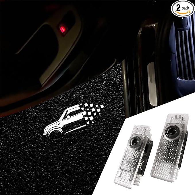 2Pcs Car Door Lights Logo for Mi/ni R55 R56 R57 R59 R60 R61 F55 F56 F57 F60 Accessories Ultra-Bright Welcome Light (Picture 3)