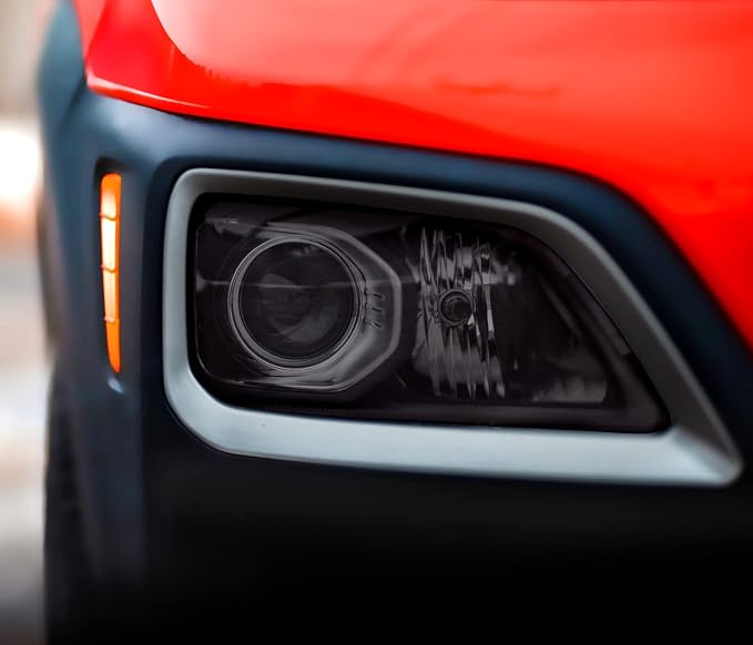 VViViD Smoke Black Adhesive Headlight Wrap Tinting Vinyl (12" x 48" 2-Roll Pack)