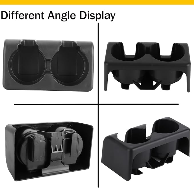 Car Cup Holder, Automotive Cup Holders, 89039574 Bench Seat Cup Holder Dual Cupholder Insert Drink Storage Fit for Colorado 2004‑2012