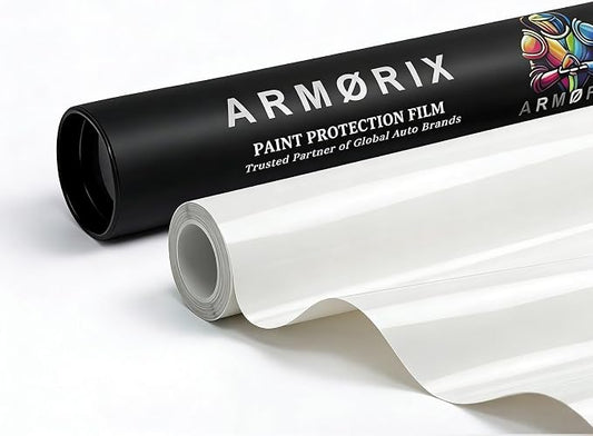 Rockrose Ultra Gloss TPU Clear PPF Film for Car Paint Protection 36 in x 50FT Self-Healing, UV Protection, Scratch & Stain Resistant Hydrophobic, Wet Installation, Strong Adhesive, 6.5 mil Thickness