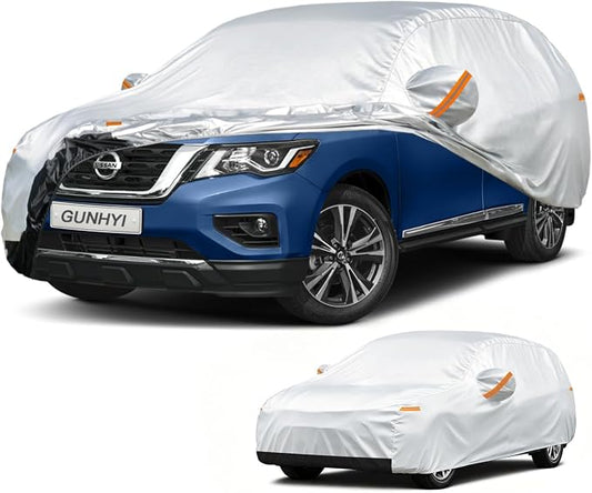 GUNHYI Car Cover Custom Fit Nissan Pathfinder (2004-2026) Waterproof for Automobiles, Oxford Sun Rain Dust Snow Protection (Ships from US Warehouse, Delivery 3-8 Days)