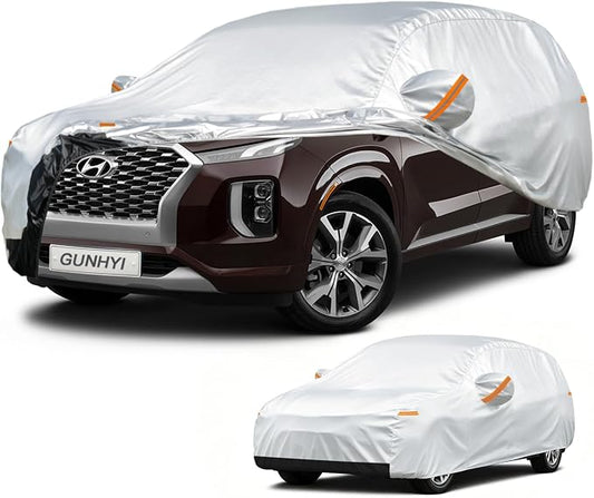 GUNHYI Car Cover Custom Fit Hyundai Palisade (2018-2026) Waterproof for Automobiles, Oxford Sun Rain Dust Snow Protection (Ships from US Warehouse, Delivery 3-8 Days)