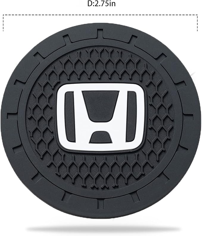 Car Cup Holder Coaster for Honda Series Cupholder Coaster Interior Accessories 2.75in 2Pack