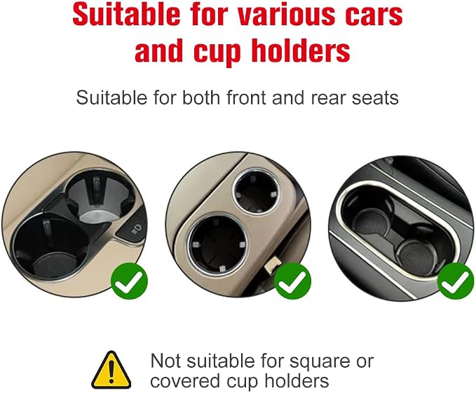 Car Cup Holder Tray，Automotive Cup Holder Expander for car，Large Drink Holder，10” Detachable Car Food Tray Table for Eating with Anti-Slip Base,Fit for Front & Back Seat