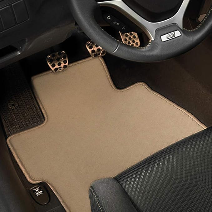 Fit 2006-2011 Honda Civic Floor Mats Nylon Beige | IKON MOTORSPORTS, Floor Mats Carpet Front & Rear 3PC, 2007 2008 2009 2010