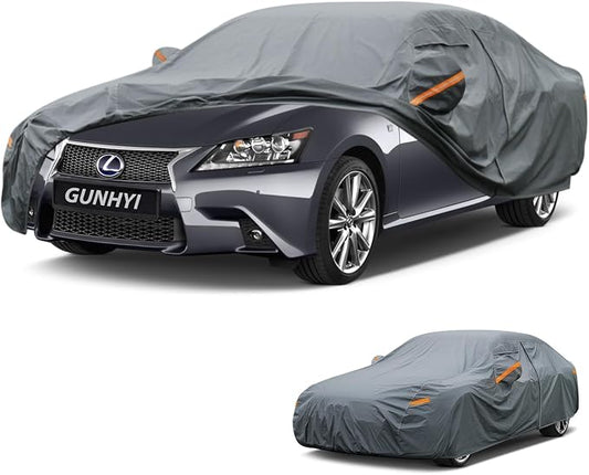 GUNHYI Premium Car Cover Custom Fit GS(1998-2010), 16 Layers Heavy Duty Car Cover Waterproof All Weather with Zipper Door for Sun Rain Snow Dust Uv Protection