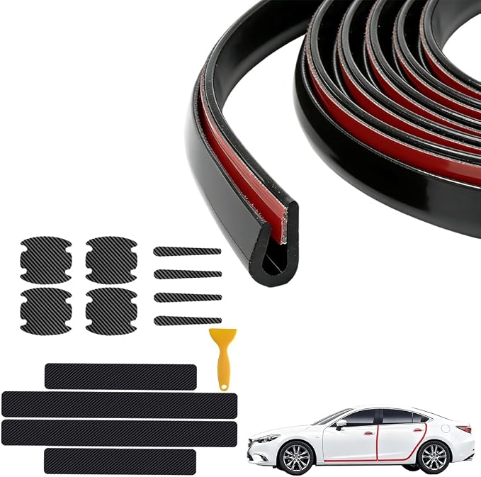 Car Door Protection Kit,Includes Car Door Edge Guards,Car Door Handle Protector,Car Door Sill Protector,Full Set for Cars Trucks SUVs,Scratch Protection.
