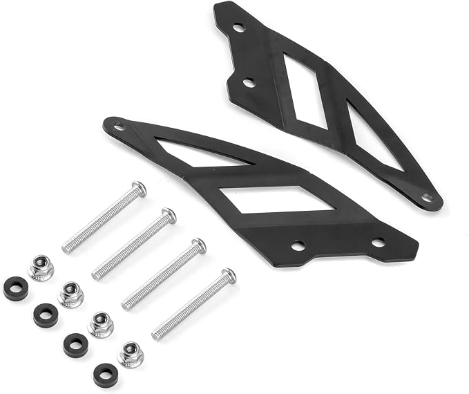 Wsays Upper Roof Windshield LED Light Bar Mounting Bracket Compatible with Can Am Maverick R/ R Max 2024-2026