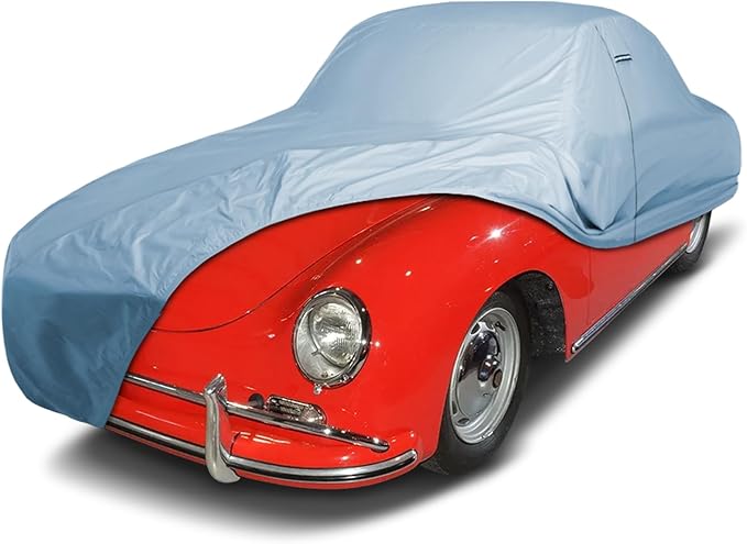 iCarCover Fits [1948-1959 Porsche 356 Speedster, 356A, Pre-A] Premium Custom Car Cover Waterproof All Weather Resistant Outdoor Indoor Sun Snow Storm UV Protection Form-Fit Padded Cover with Straps