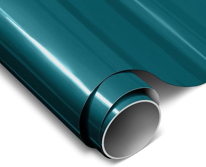 ColorFusion PPF by VViViD, Gloss Petrol Blue Dry Apply PPF Vinyl Car Wrap Roll 60ft x 5ft