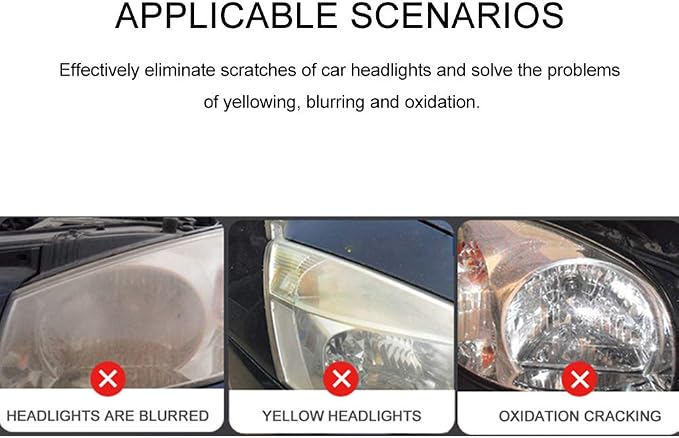 Car Headlight Restoration Kit,Auto Headlight Lens Glass Polish Repair Kit Atomizing Cup Headlight Renovation Tool Auto Restore Kit