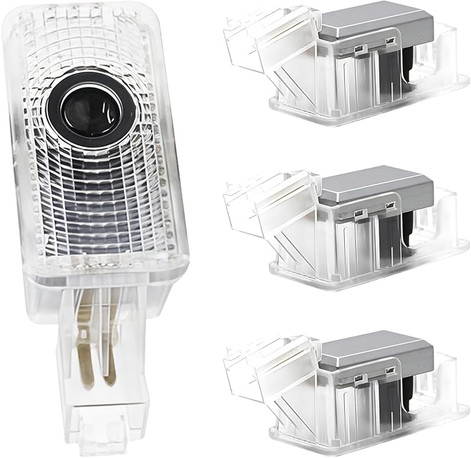 4 Pack Car Led Door Light Logo Projector Compatible with RLX/MDX/ZDX/TLX/TL/RDX Series, HD Welcome Lights Never Fade Door Light LED Puddle Light (White)