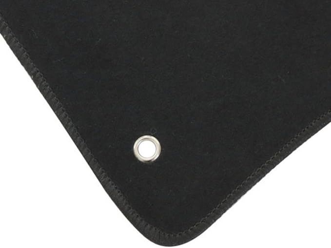 GXARTS 3PCS Front and Rear Velour Floor Mats Carpet Black Replacement Compatible with Honda Civic 2012 2013 2014 2015 Anti- Slip