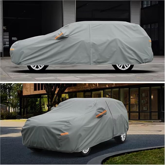 Kayme Heavy Duty SUV Car Cover Custom Fit Nissan Murano Waterproof All Weather for Automobiles, Full Exterior Covers Sun Rain UV Protection.（Deliver About 3-10 Days）